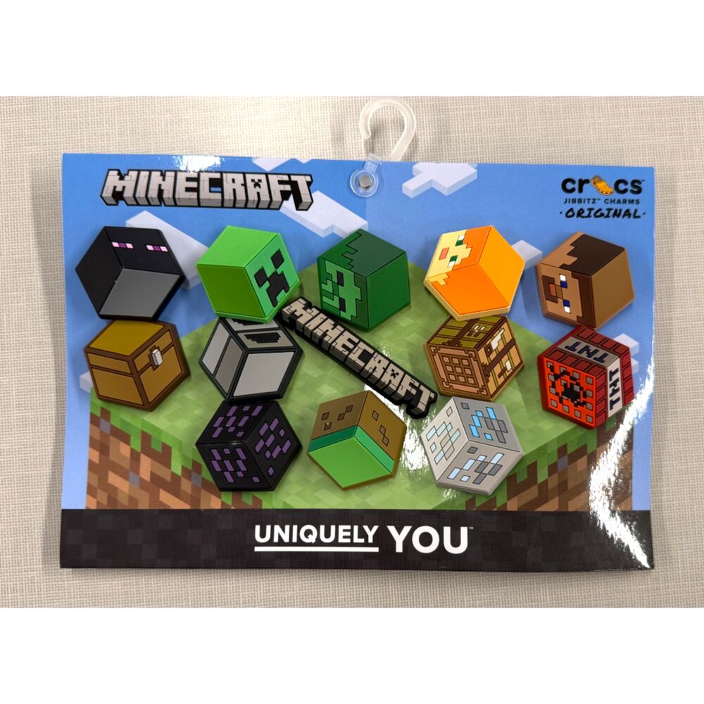 NWT Minecraft Crocs Jibbitz (13 pcs)